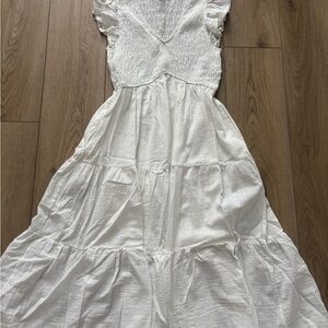 Carly Jean Los Angeles White Midi Dress